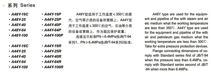 弹簧式安全阀